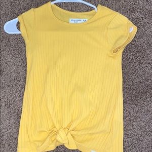 Yellow kids Abercrombie shirt